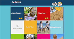 Desktop Screenshot of cuxkinder.cuxhaven.de
